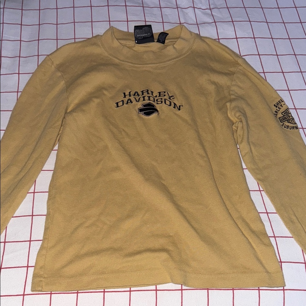 Harley-Davidson Mustard Long Sleeve Tee